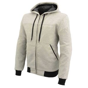 Sweat à capuche en coton pour hommes personnalisé en gros avec longue poche zippée tissu respirant en polaire doux et confortable approvisionnement d'usine pour décontracté - Product Image 2