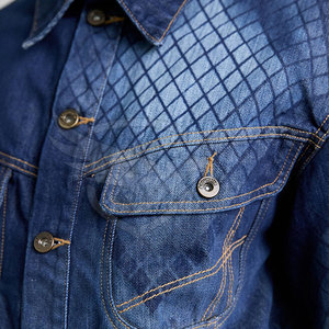 Latest Style New Arrival Customized Color Unisex Jeans <b>Jacket</b> Cotton Polyester Wholesale Unisex Jeans <b>Jacket</b> - Product Image 6
