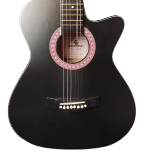 Guitarra Acústica SOLOBEAT A88 X de 40 Pulgadas con Acabado Brillante Negro, Corte Cutaway, para Principiantes y Estudiantes, Lados de Arce, Caoba y Tilo - Product Image 1