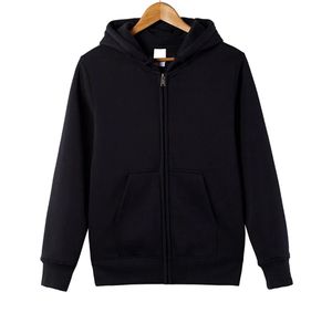Sudaderas con Capucha Personalizadas para Hombre, 100% Algodón, Forro Polar Grueso, Cierre de Cremallera, Color Sólido, Impermeables, de Invierno, Calidad de Lujo, Estilo Urbano - Product Image 4