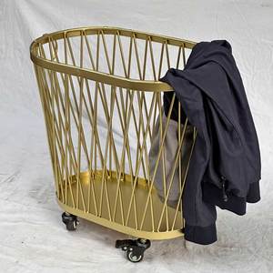Organizador de Ropa Resistente para Baño - Cesto de Lavandería Portátil (PP y Tela) - Product Image 3