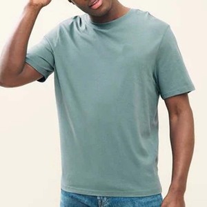 2023 été surdimensionné rue fabricant t-shirts DTG impression hommes épaule tombante coupe ample 100% Pima coton t-shirt - Product Image 3