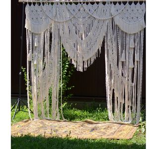 Décoration de mariage bohème artisanale, élégante tapisserie murale pour mariages d'inspiration bohème - Product Image 2