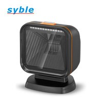 Lector de código QR para Escáner de código de barras de escritorio USB 2d Syble para supermercado, en línea