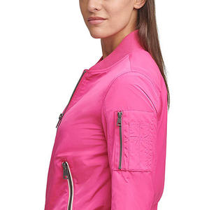 Veste softshell matelassée zippée pour femme, conçue sur mesure, grande taille, coupe-vent, imperméable et écologique pour l'hiver - Product Image 3