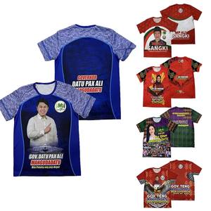Camisetas personalizadas para hombre al por mayor para campaña electoral de Filipinas, camisetas informales transpirables con estampado de cuerpo completo, camisetas baratas por sublimación - Product Image 3