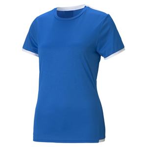 Maillots de volley-ball 2026 bleus, personnalisables en gros, de qualité supérieure, légers et adaptés aux hautes performances - Product Image 1