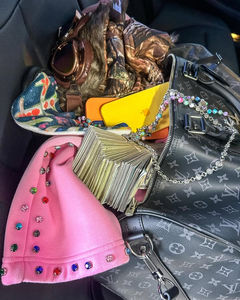 Ensemble de sweats à capuche et de pantalons de survêtement pour hommes décoloration au soleil délavé à l'acide haut GSM Streetwear Zip-Up DTG Print Drilled Gems Embroidered Oversized - Product Image 4