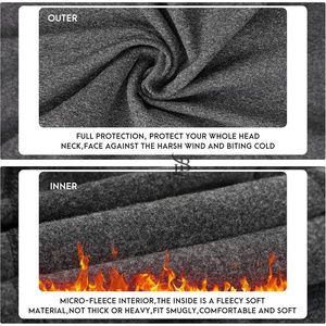 2025 gros confortable cou visage cagoule couleurs personnalisées rayé tricoté sport protecteur de visage respirant vente en plein air - Product Image 3