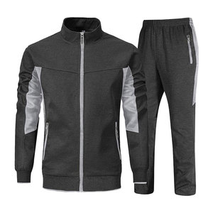 Ensemble de survêtement unisexe en molleton de coton pour l'hiver, idéal pour le sport, la gym, le fitness, l'entraînement et le jogging - Product Image 3