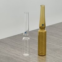 Vente en gros de flacons ampoules en verre transparent de qualité pharmaceutique gravés vides de 1 ml, 2 ml, 4 ml, 5 ml, 8 ml, 10 ml, pour injection de blanchiment de la peau