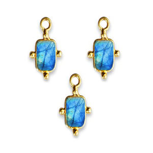 Encantos hechos a mano llamativos de labradorita - Product Image 1