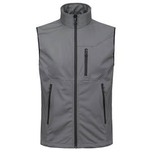Gilet softshell pour homme personnalisé 2024, haute qualité, respirant, look décontracté, sans manches, vêtement d'hiver, col montant, softshell pour homme - Product Image 3