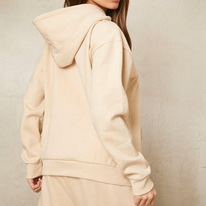 Sweats à capuche de haute qualité pour femmes sweats à capuche surdimensionnés polaire décontracté à manches longues pull ample léger à capuche - Product Image 3