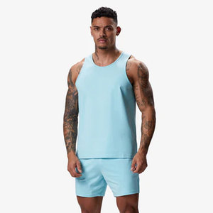 เสื้อกล้ามแขนกุดกางเกงขาสั้น2ชิ้นชุดครอปผ้าฝ้ายระบายอากาศได้ดีสไตล์ลำลองเล่นกีฬาฟิตเนสขนาดพลัสสำหรับฤดูร้อน - Product Image 6