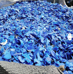 Lascas de Tambor de HDPE Reciclado, Color Azul, Residuos de Plástico de Polietileno de Alta Densidad - Product Image 6