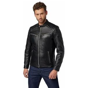 2025 moto veste en cuir respirant hommes classique manches longues hiver veste en cuir véritable pour hommes - Product Image 2