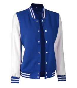 Veste de baseball vintage pour femme en peau de mouton, style bomber, toile, rembourrage en polyester, respirante, imperméable, doublure en soie, écologique - Product Image 3