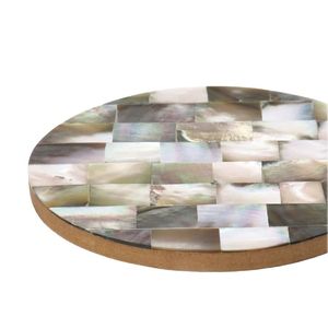 Sous-verres de vadrouille artisanaux avec design texturé parfaits pour la décoration de table à manger et la protection contre les déversements de boissons - Product Image 3