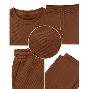 OEM Customized Design <b>Pullover</b> <b>Men</b> Sweat Suit High Quality 100% Cotton Breathable Winter Casual Wear Drawstring Closure Side - Product Image 5