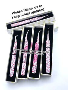 ปลายกันแม่เหล็ก ป้องกันไฟฟ้าสถิตย์ 90/45 องศา ขนาด 10 มม. เคลือบกระดาษ ป้องกันการปนเปื้อน ปลายสีเงิน สำหรับต่อขนตา วัสดุสแตนเลส - Product Image 5