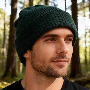 หมวกบีนนี่ไหมพรม/ผ้าฝ้าย ดีไซน์ใหม่ปี 2025 ระบายอากาศ กันน้ำ ลายแจ็คการ์ด ถักมือ สำหรับผู้ใหญ่ 男女兼用 รับผลิตแบบ OEM ขายส่ง รับสั่งทำตามแบบ - Product Image 2