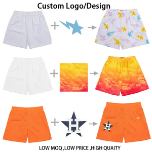 Short d'entraînement en polyester personnalisé pour hommes Short d'entraînement pour la course à pied Sports de gymnastique Short de fitness décontracté pour hommes - Product Image 2