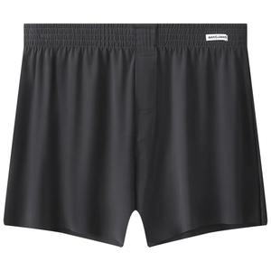 Shorts de nuit pour homme grande taille, taille haute élastique, style vintage, en tricot polyester/coton - Respirant et écologique - Product Image 2