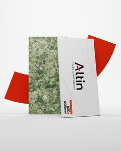 Azulejos vitrificados de porcelana brillante de 600x1200mm Acle Green Acabado ultra brillante 60x120 cm Azulejos para dormitorio y sala de estar de lujo - Product Image 1