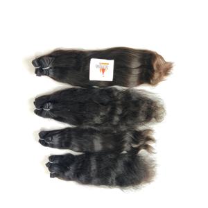 Naturel indien vague profonde 100% Bundle couleur aucun machine double trame traité pas cher fabriqué par marques Extensions de cheveux humains - Product Image 2