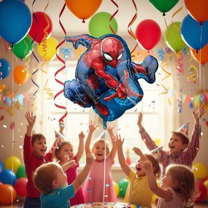 Globo de Aluminio de Spiderman 43X73Cm, Decoraciones para Fiestas, Bolsa de 2 Piezas - Product Image 3