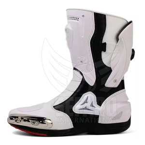 Zapatos de Motocicleta Cómodos y Profesionales Hechos a Mano, Zapatos de Motocicleta de Cuero Genuino Más Vendidos - Product Image 2