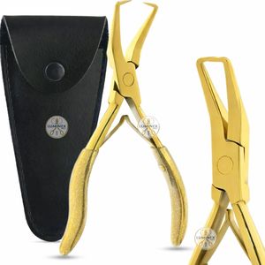 Herramientas para Extensiones de Cabello, Pinza para Remover Cuentas Microlink, Abridor de Cuentas Micro Ring, 5.5 Pulgadas, Acero Inoxidable, Ligero, Plateado Pulido - Product Image 1