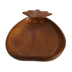 Bol en bois de luxe en forme d'ananas pour la maison Hôtel Restaurant Décoration salade de fruits Vaisselle Bols pour servir la salade et les fruits - Product Image 1