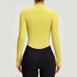 Chaqueta Deportiva Moderna para Mujer, Top Deportivo Elástico con Cierre Completo y Cuello Alto, Chaqueta de Yoga para Correr y Entrenar - Product Image 2