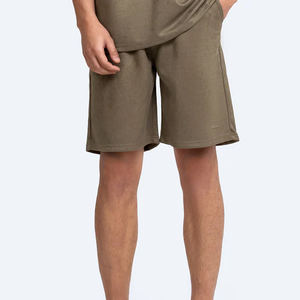 Wholesale Summer Men's High Street Eco-Friendly Solid Sport Shorts Inner Pocket Quick Dry Breathable <b>Athletic</b> Workout Running - Product Image 1