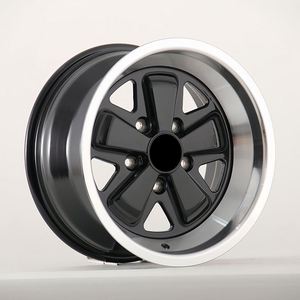 Ruedas negras fundidas escalonadas 5X130 16 pulgadas 7J 8J llantas de aleación para <span class=keywords><strong>Porsche</strong></span> <span class=keywords><strong>964</strong></span> 911 <span class=keywords><strong>Carrera</strong></span> 924 930 <span class=keywords><strong>Turbo</strong></span> 944 968 Cayenne - Product Image 3