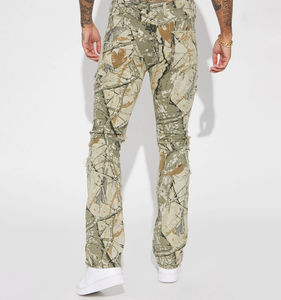 Pantalones Cargo de Algodón 100% con Estampado de Camuflaje para Hombre, al por Mayor, OEM, Personalizados, con Cremallera, Estilo Hip Hop, Servicio OEM - Product Image 5