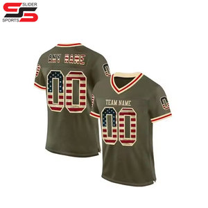 เสื้อเจอร์ซีย์อเมริกันฟุตบอลชุดอเมริกันฟุตบอลแบบปักลายเลือกขนาดได้ - Product Image 6