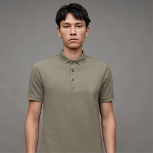 Vente en gros de t-shirts polo personnalisés unisexe motif uni 100% coton anti-rides t-shirts vierges à manches courtes grande taille pour hommes - Product Image 3