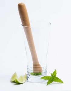 Meilleure vente Cocktail Bar Muddler 8 "Sheesham Drink Muddler & Cuillère à mélanger 12" avec longue poignée en spirale lot de 2 - Product Image 3