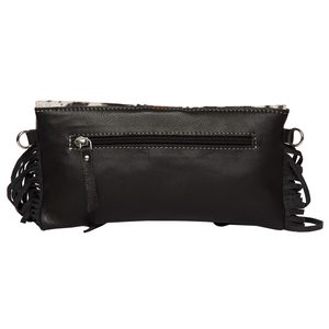 Cuero genuino de moda de piel sólida de cuero genuino Sling de alta calidad de moda bolsillo frontal botón a presión Casual Sling Bags conjuntos - Product Image 2