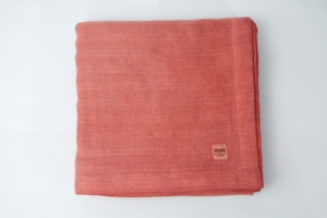 MIMI 2-Layer Woven Solid Color Multipurpose <b>Muslin</b> Bath Towel 100% GOTS Organic Cotton Eco-Friendly Quick-Dry 100x100cm Safe - Product Image 3