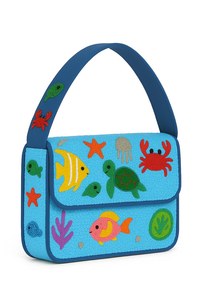 Bolso de criatura marina, bolso de océano con cuentas, bolso de mano bajo el mar, bolso de playa nupcial, monedero de tema tropical, bolso de mar colorido, - Product Image 3
