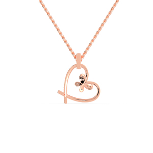 Colgante de corazón de diamante para mujer, joyería personalizada para regalos de cumpleaños - Product Image 4