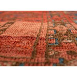 Alfombra Kiaan de Lana Anudada a Mano, Modelo Paem-502, Rojo Naranja, Geométrica Abstracta, para el Hogar, Rectangular de 9x12, para Pasillo o Entrada - Product Image 3