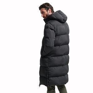 2024 hiver hommes mode manteau bouffant haute qualité léger bulle veste avec col montant et fermeture éclair à capuche taille XL - Product Image 2