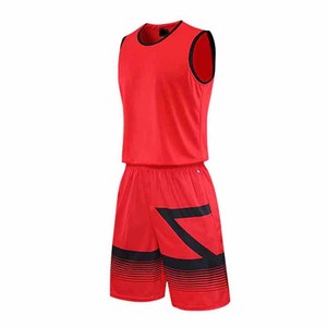 Men's Orange Basketball Jersey Set V-Neck Sleeveless Moisture Wicking 100% <b>Polyester</b> Elastic Waist <b>Shorts</b> Sublimated Print - Product Image 5