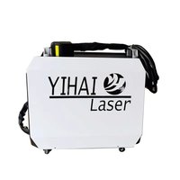 Machine de nettoyage au laser à fibre compacte commerciale 500 W pour le décapage de la rouille et la décapage de la peinture sur véhicules mobiles pour les entreprises de services