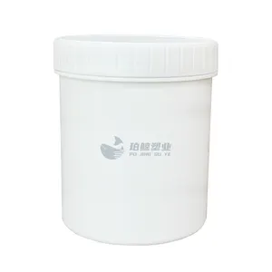 Grosir Pabrik kaleng tersegel 1 liter plastik PP foodgrade bucket dengan tutup anti Maling untuk penyimpanan makanan